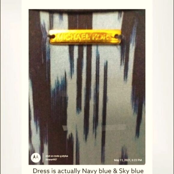 NWT Michael Kors Women's Abstract design  Tunic Dress - Picture 4 of 11